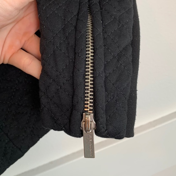 BCBG Max Azria Black Quilted Cropped Jacket - Picture 5 of 8